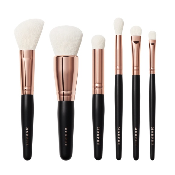 MORPHE Rosé Away 6-Piece Travel Brush Set (Value $76) 🆕 - Picture 3 of 4